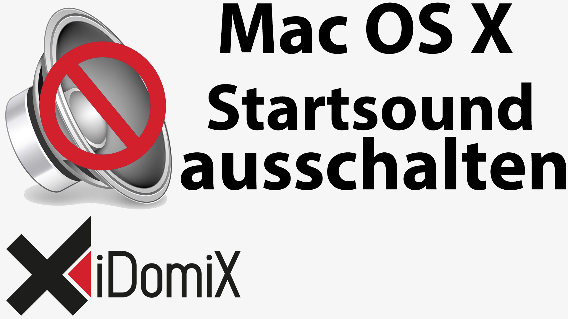 #201 Mac OS X Startsound ausschalten