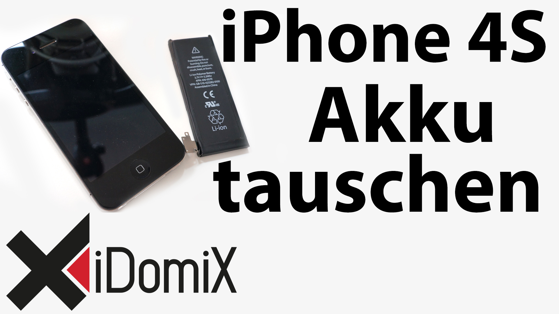 #233 Apple iPhone 4S Akku tauschen / wechseln