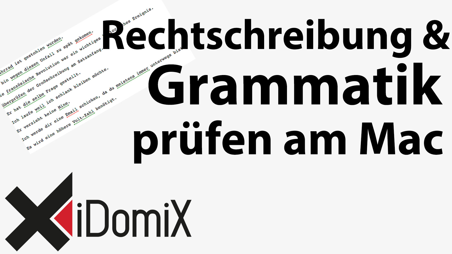 #238 Rechtschreibung und Grammatik prüfen am Mac