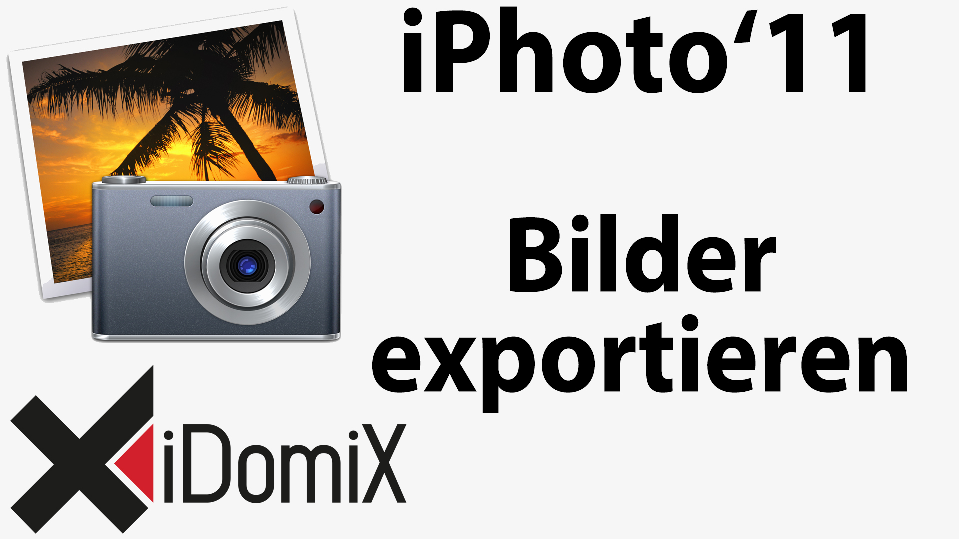 #242 iPhoto Fotos exportieren (Einstellungen und Erklärung)