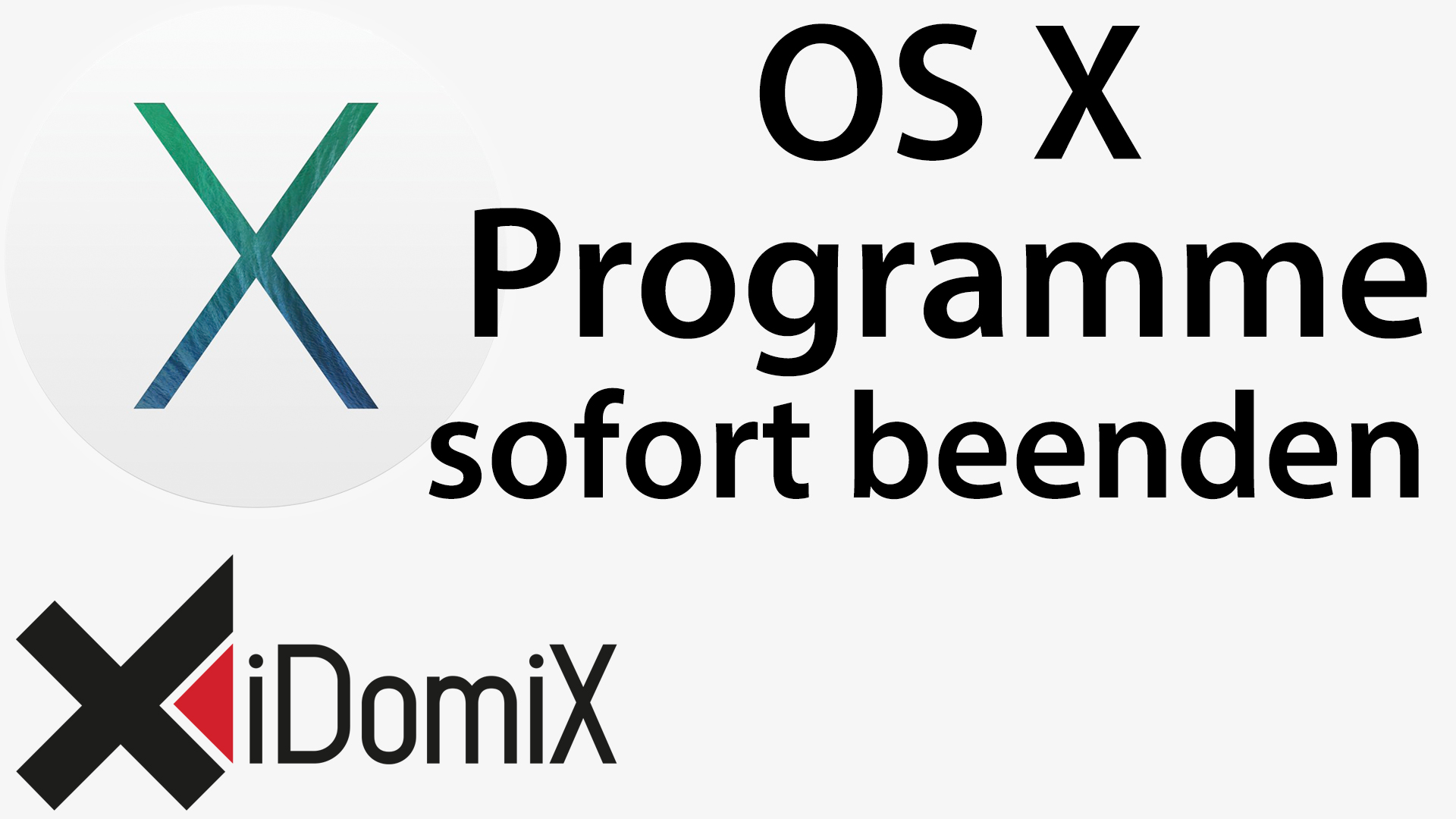 #245 OS X Programme sofort beenden