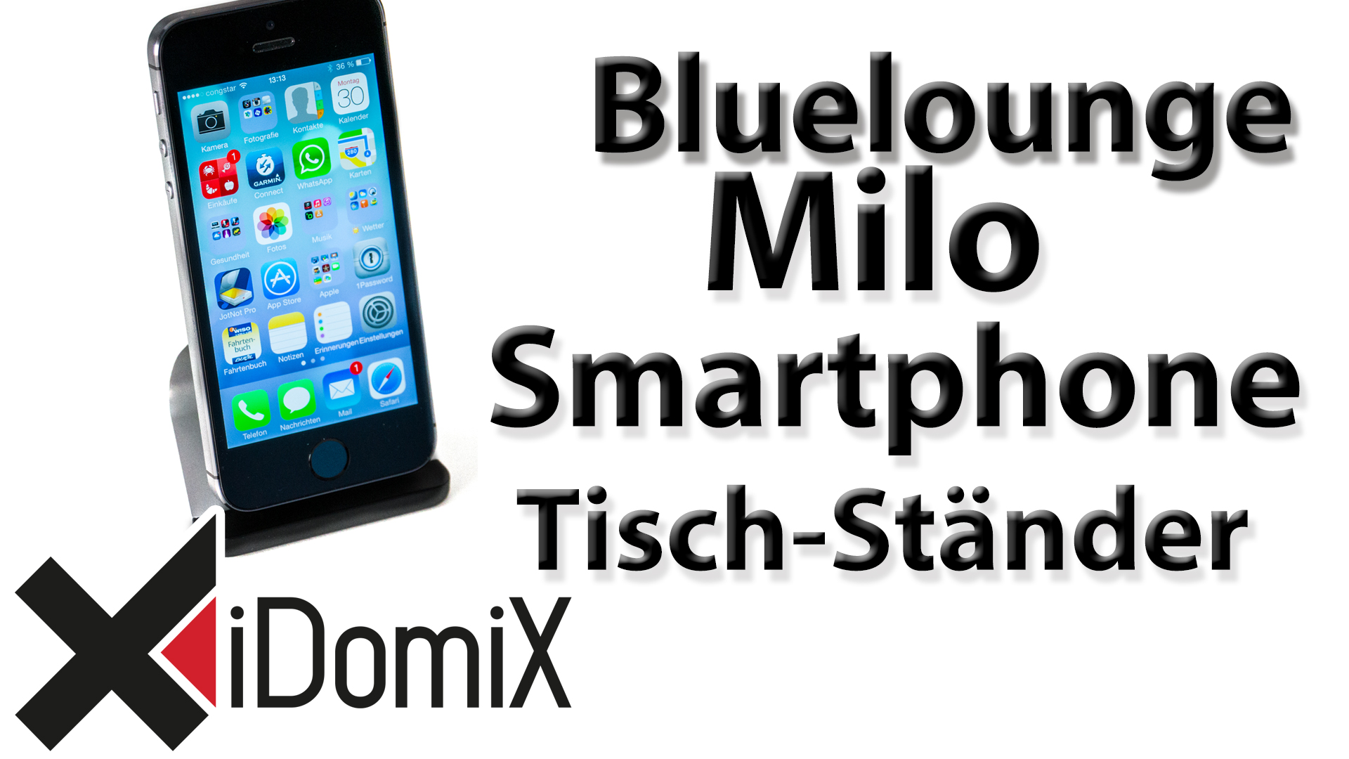 Bluelounge Milo Tisch-Ständer für Smartphones mit Millionen Saugnäpfen