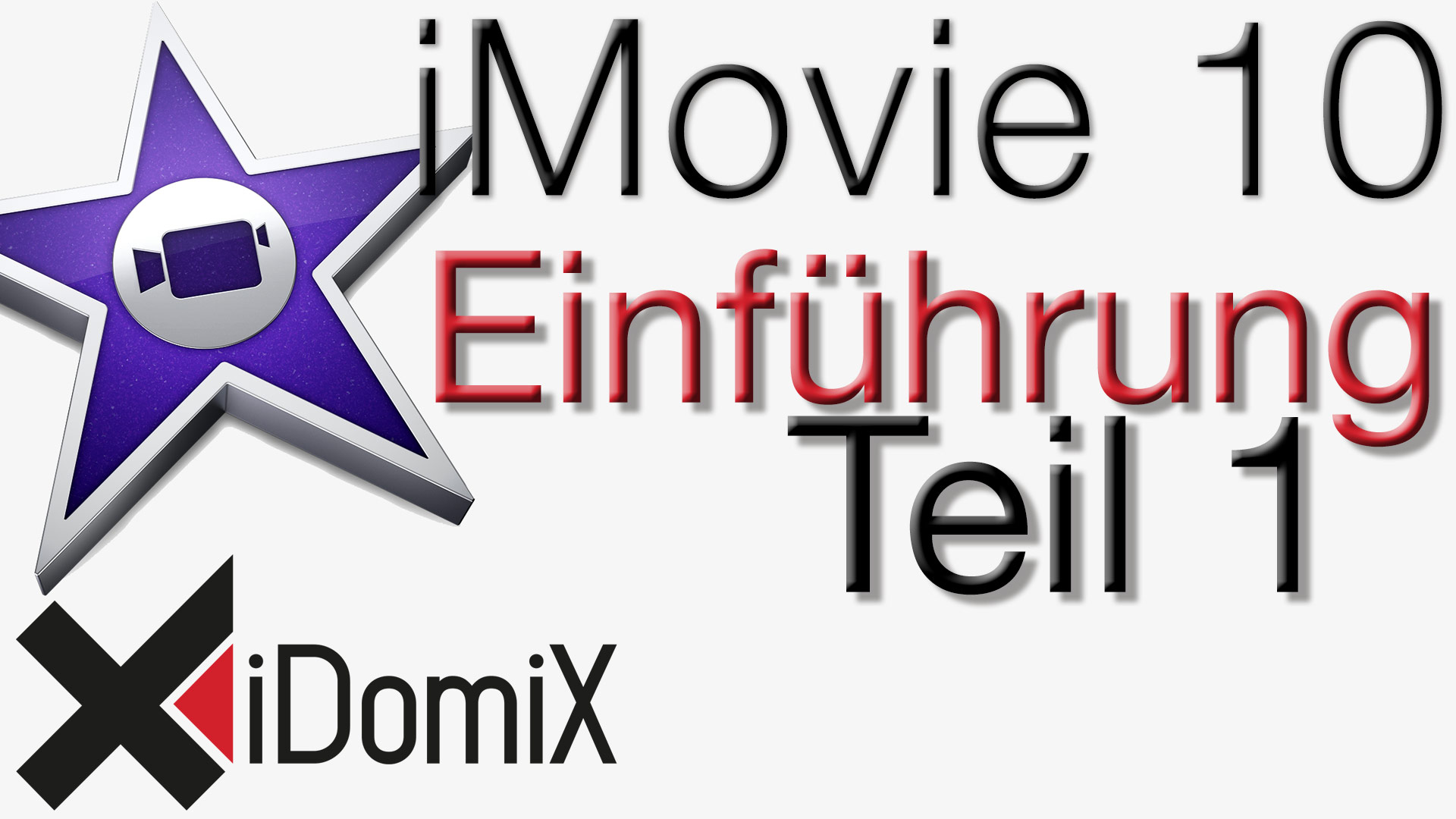iMovie 10 Einführung Video Tutorial Handbuch