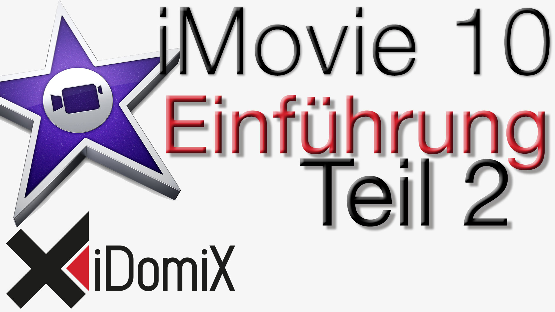 iMovie Einführung 2 Video Tutorial Handbuch