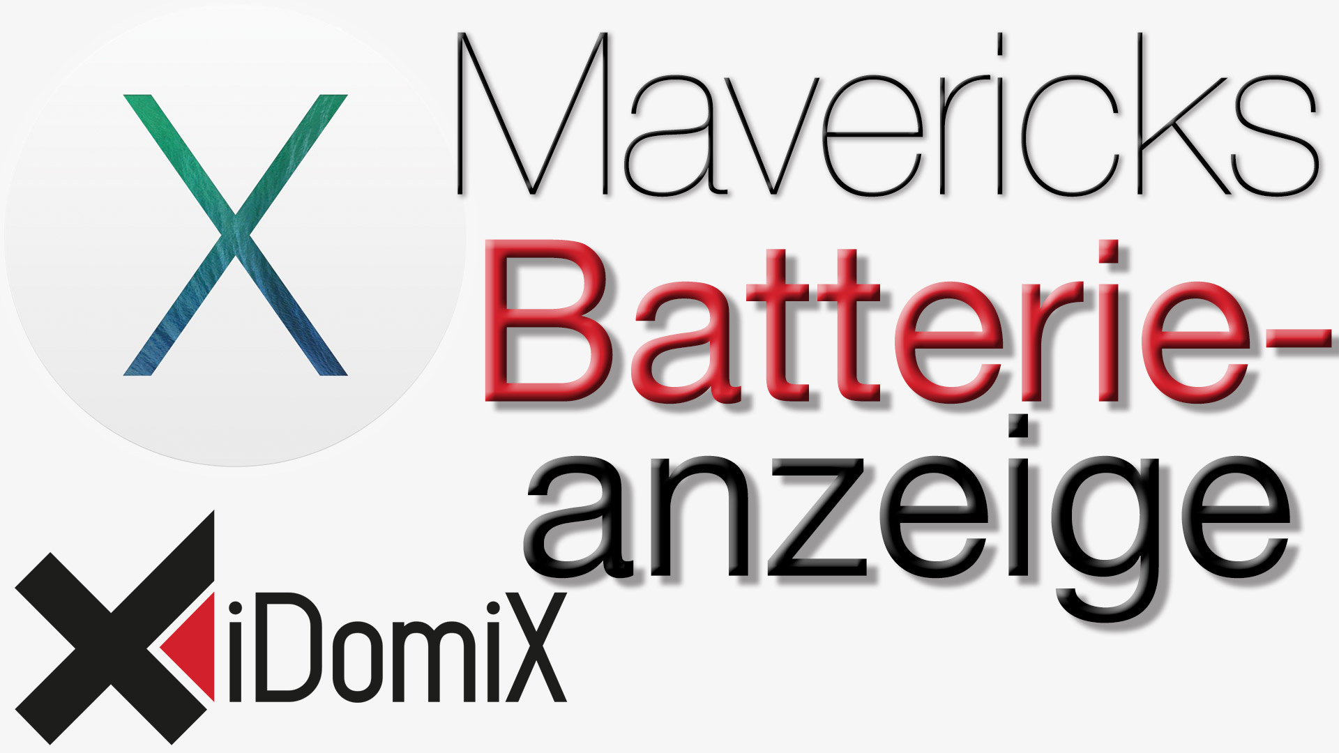 Die neue Batterieanzeige in Mavericks