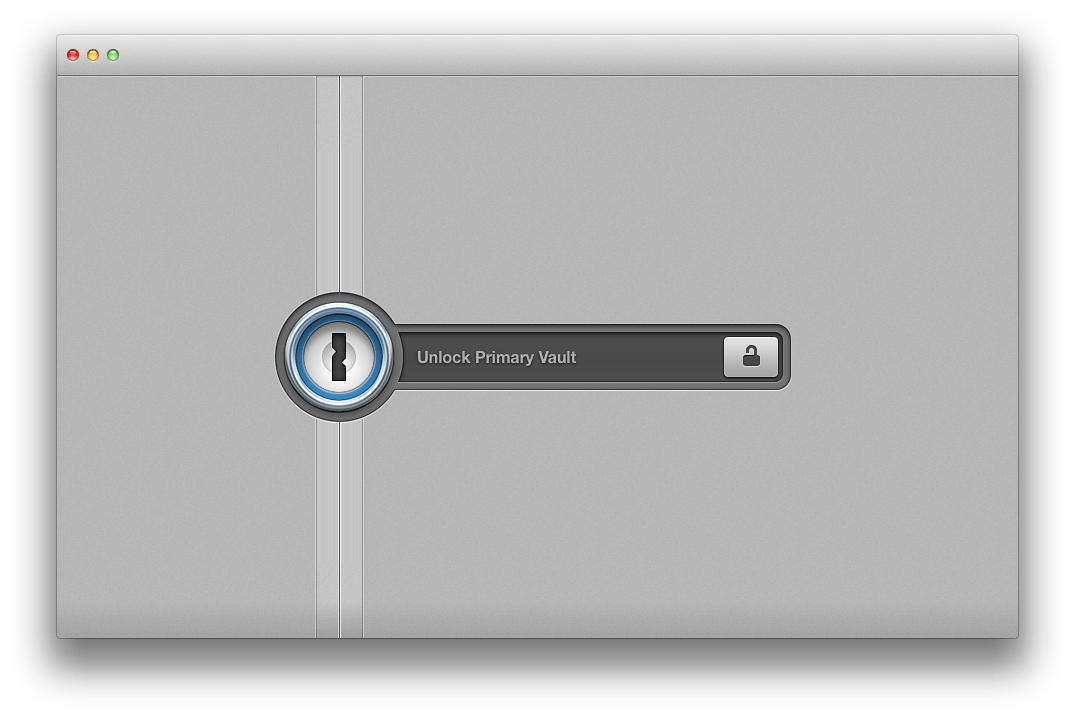 1Password Sperrbildschirm