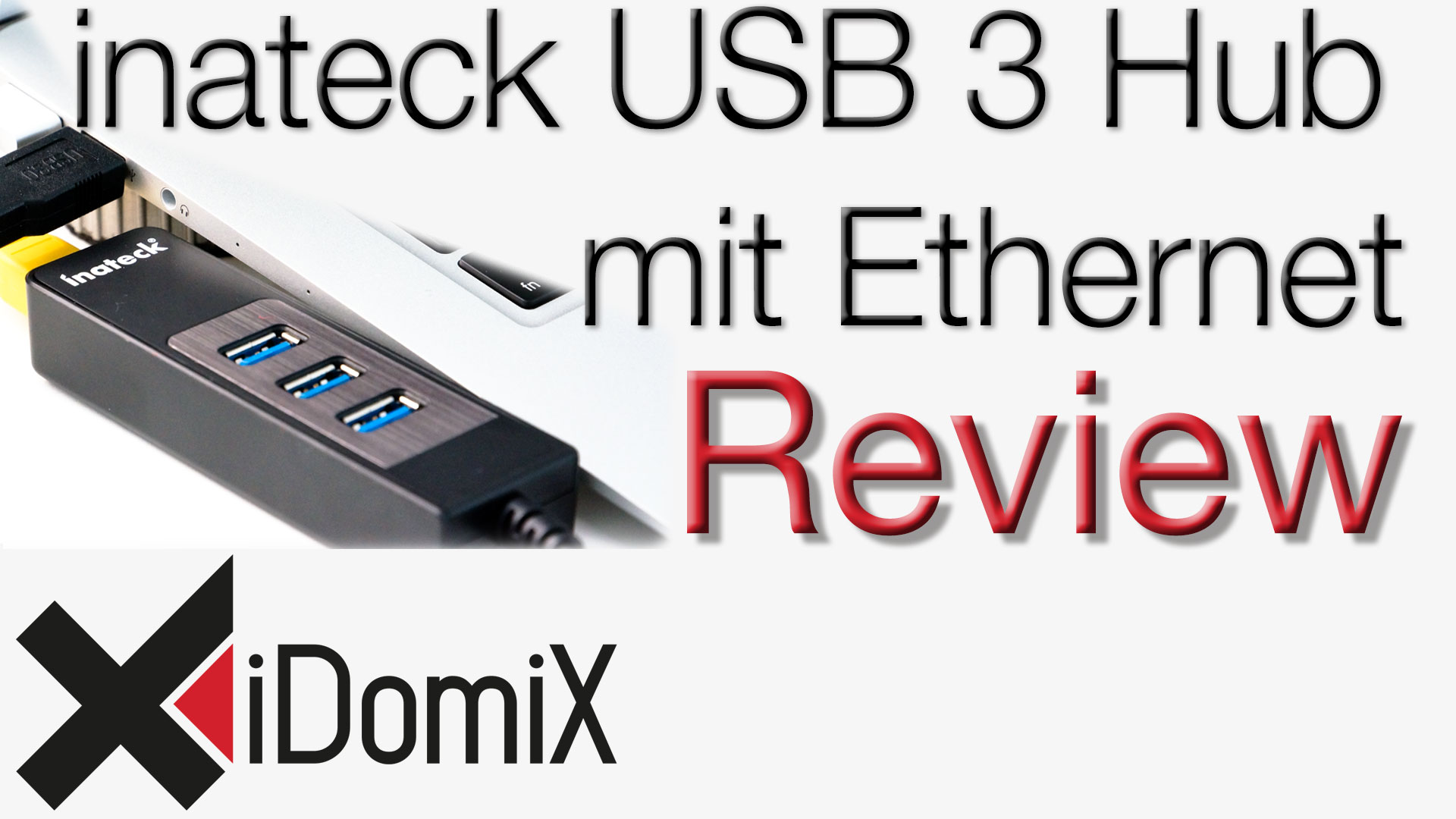 Inateck USB 3.0 Hub mit Gigabit Ethernet