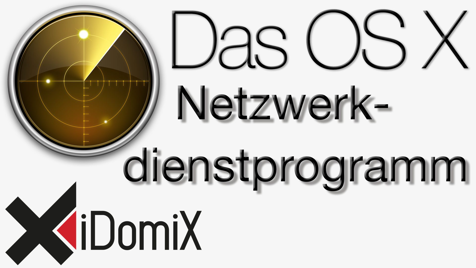 Das OS X Netzwerkdienstprogramm