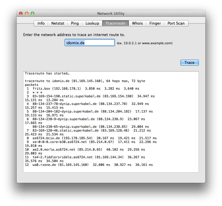 Traceroute