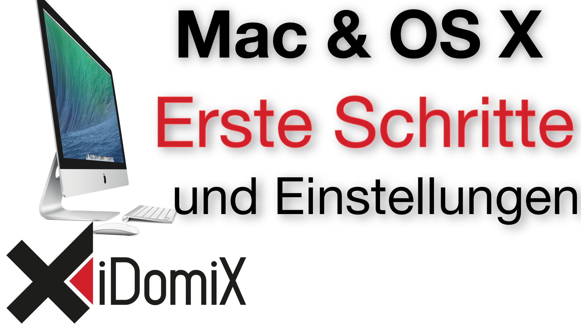 Erste Schritte und Einstellungen auf einem neuen Mac Computer OS X El Capitan