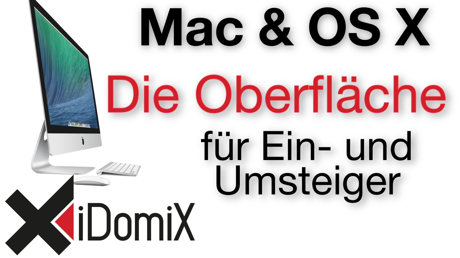 Mac OS X Schreibtisch, Oberfläche und Umgang für Einsteiger und Umsteiger von Windows