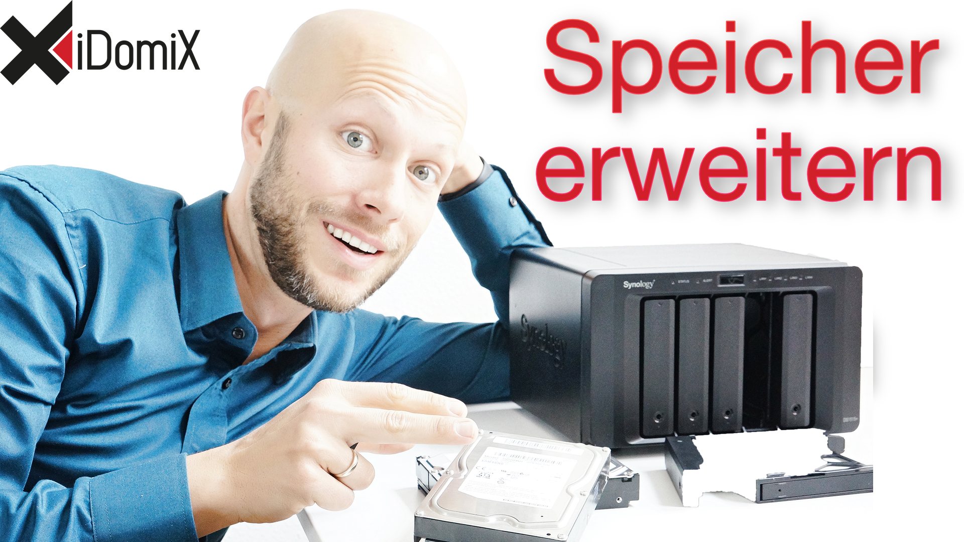 Synology DiskStation Speicher erweitern mit zusätzlichem Volume (Festplatte)