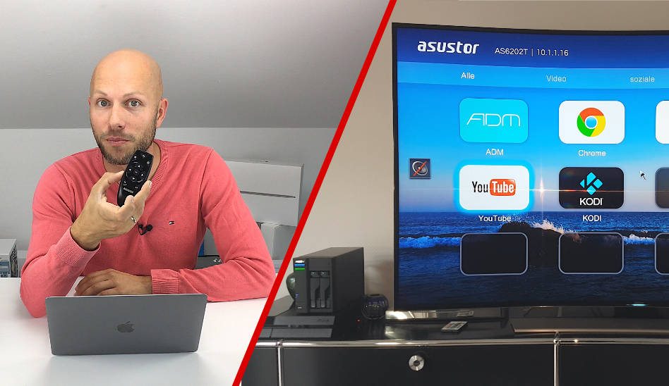 Asustor AS6202T als Multimedia Zentrale zu Hause 4K HDMI