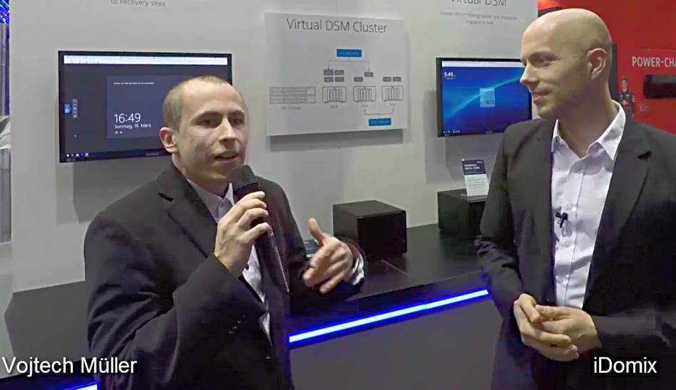 Synology CeBIT 2017: Virtualisierung von Windows, DSM und Linux mit Virtual DSM