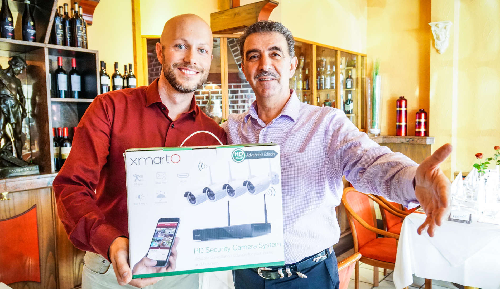 Das xmartO NVR Überwachungssystem im Restauranteinsatz