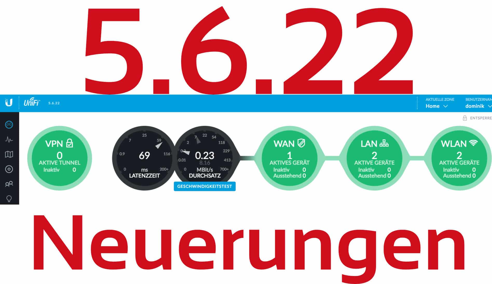UniFi Controller 5.6.22 Neuigkeiten & Überblick