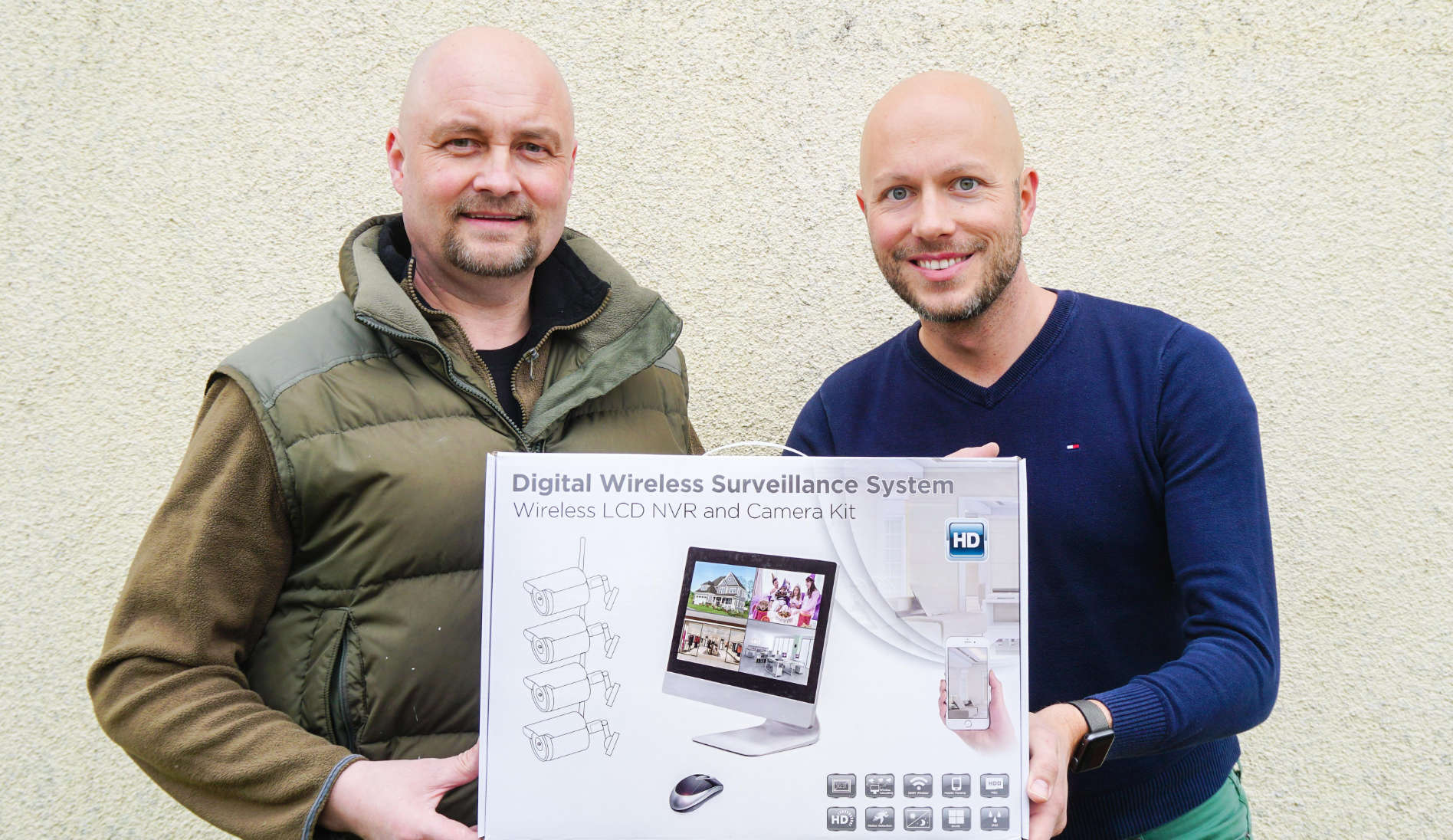Inkovideo NVR Überwachungssystem mit Monitor für kleines Geld