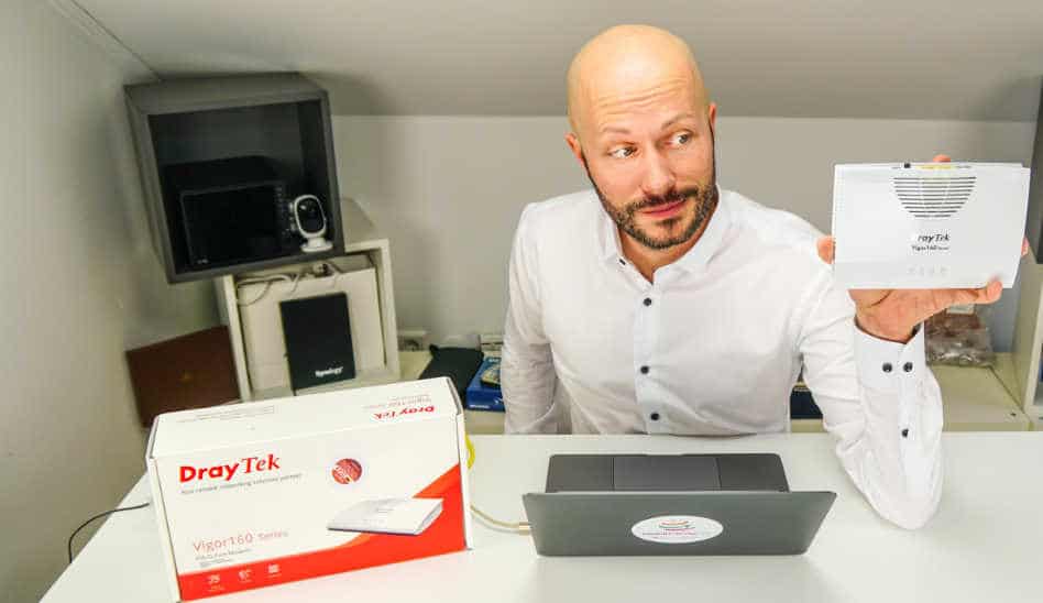 Supervectoring, Draytek Vigor 165 als Modem einrichten